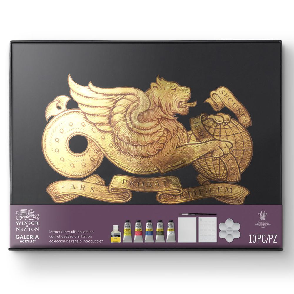 Estojo Tinta Acrílica Galeria Winsor & Newton Gift Collection 10 Peças